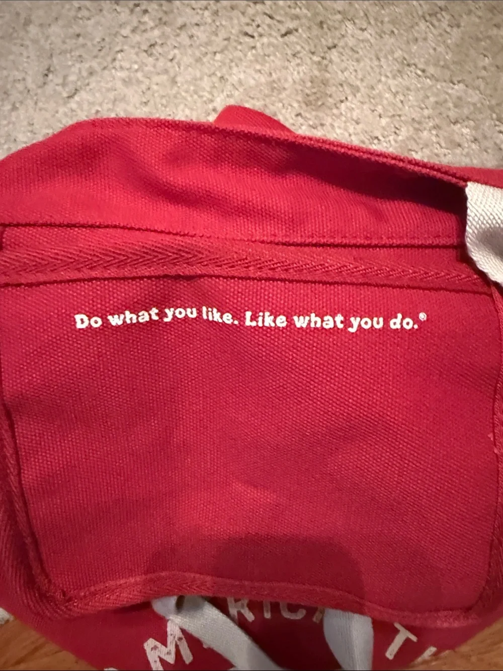 America The 'Be You'tiful' Red Canvas Tote Bag - Life is Good